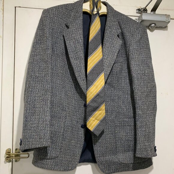 VINTAGE HARRIS TWEED SPORT BLAZERS SIZE 40R - Picture 4 of 15